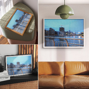 Plakat na ścianę Wieczorne miasto