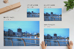 Plakat na ścianę Wieczorne miasto