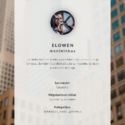 Plakat przedstawiający miejską architekturę