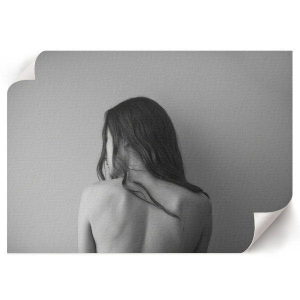 Plakat dekoracyjny Czarno-biała sylwetka