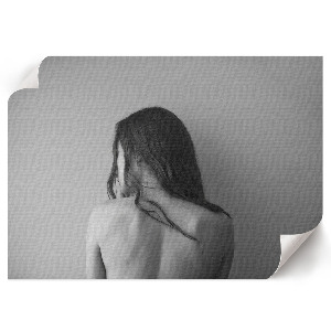Plakat dekoracyjny Czarno-biała sylwetka