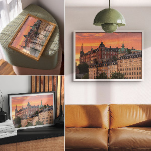 Plakat Miejski zachód