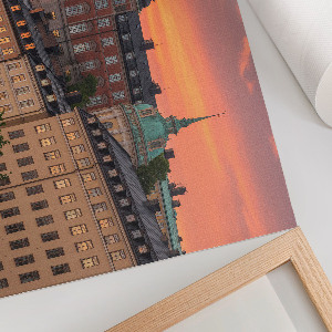 Plakat Miejski zachód