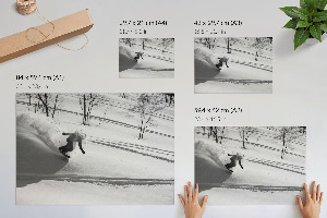 Plakat na płótnie Biała przygoda