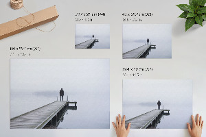 Plakat na ścianę Mglista tafla