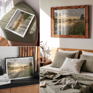 Plakat na płótnie Poranna mgła