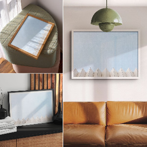 Plakat ścienny Geometryczna fasada