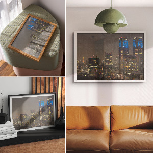 Plakat dekoracyjny Nocne miasto