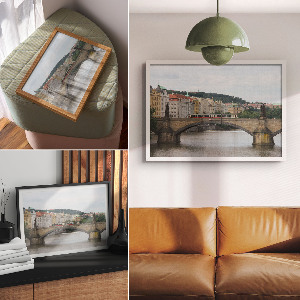 Plakat na płótnie Miejski krajobraz