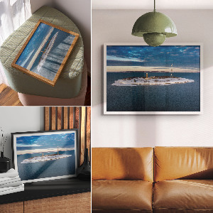 Plakat na ścianę Zimowy pejzaż