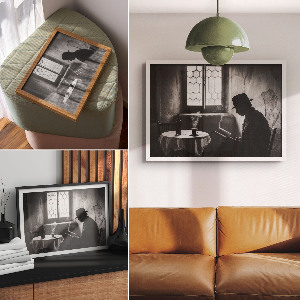 Plakat dekoracyjny Zaduma i elegancja