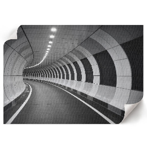 Plakat na płótnie z motywem nowoczesnego tunelu