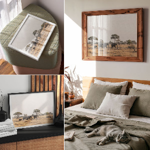 Plakat na ścianę Afrykańska sawanna