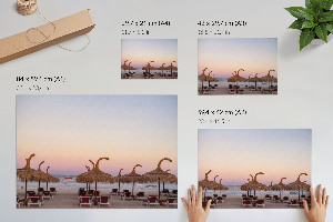 Plakat na płótnie Plażowy relaks