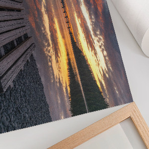 Plakat ścienny Jezioro zachód