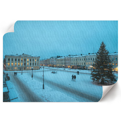 Plakat dekoracyjny „Zimowe miasto”