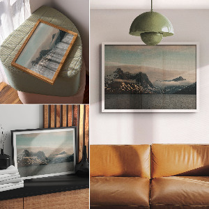 Plakat na płótnie Górska panorama