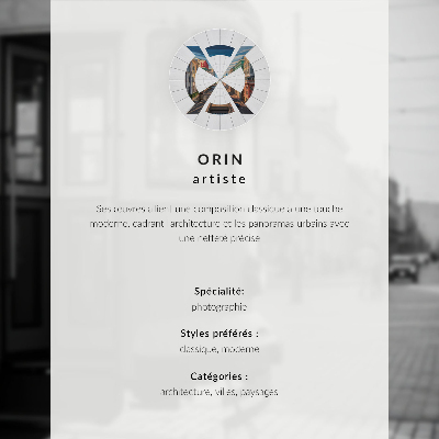 Plakat przedstawiający miejski most