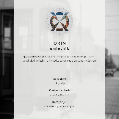 Plakat przedstawiający miejski most
