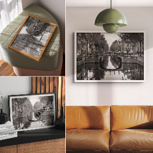 Plakat na ścianę Most miejski