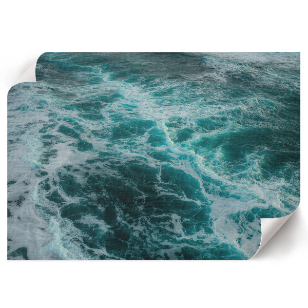 Plakat z motywem oceanicznych fal