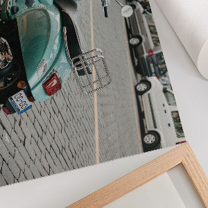 Plakat na płótnie Turkusowy skuter