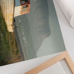 Plakat dekoracyjny Łódź na brzegu