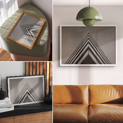 Plakat przedstawiający nowoczesną architekturę
