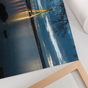 Plakat dekoracyjny Nocny most