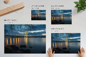 Plakat dekoracyjny Nocny most