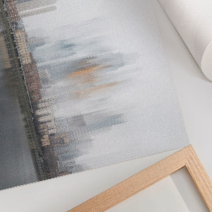 Plakat Miasto zamglone