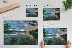 Plakat Zachód słońca