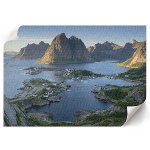 Plakat Górski pejzaż