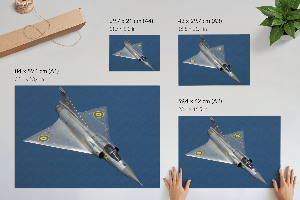 Plakat ścienny Wojskowy samolot