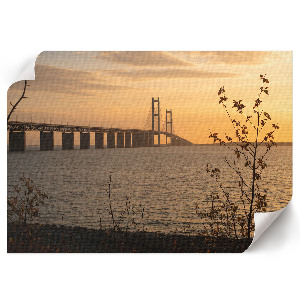 Plakat na płótnie Most zachód