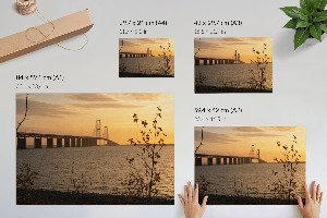 Plakat na płótnie Most zachód