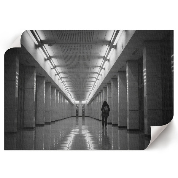 Plakat na ścianę Korytarz minimalistyczny