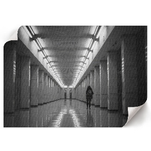 Plakat na ścianę Korytarz minimalistyczny