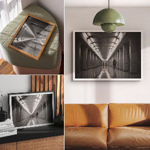 Plakat na ścianę Korytarz minimalistyczny