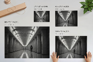 Plakat na ścianę Korytarz minimalistyczny