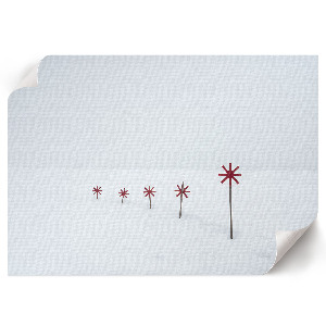 Plakat ścienny Zimowy minimalizm