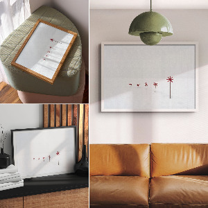 Plakat ścienny Zimowy minimalizm