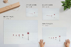 Plakat ścienny Zimowy minimalizm