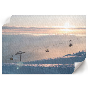 Plakat Górski poranek