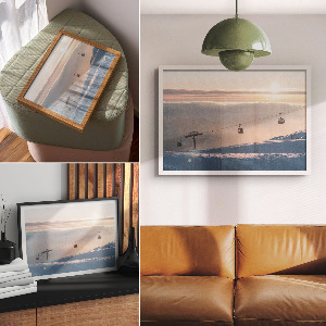 Plakat Górski poranek