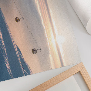 Plakat Górski poranek