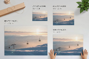 Plakat Górski poranek