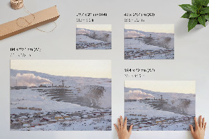 Plakat na płótnie Zimowa panorama