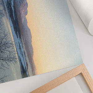 Plakat dekoracyjny Górski zachód