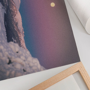 Plakat ścienny Zimowy pejzaż